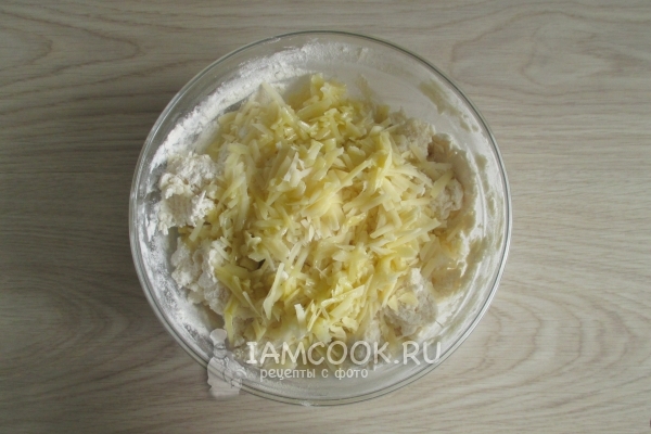 Лепёшки с сыром в духовке