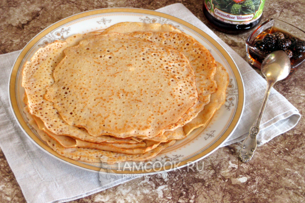 Блины из гречневой и рисовой муки